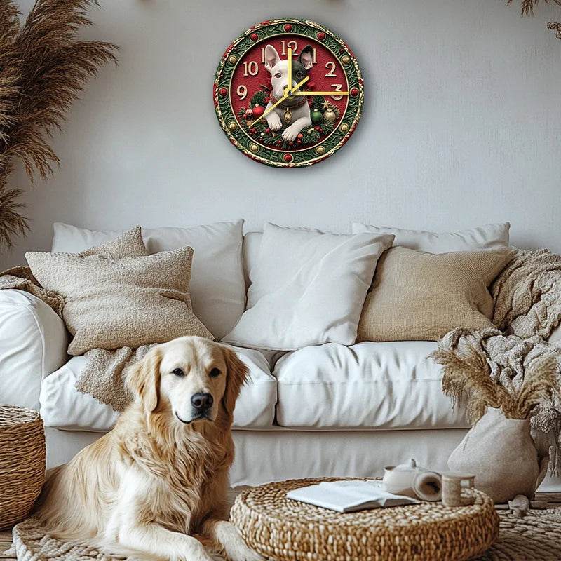 Bulldog Silent Wall Clock - Montero Milan