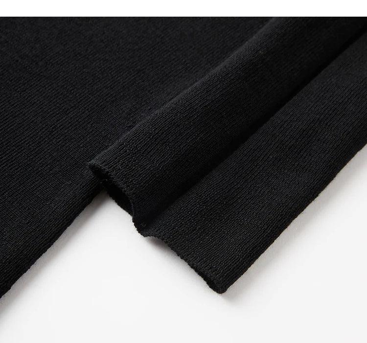 SuyaDream, Women Turtleneck Pullovers, 100%Merino Wool, High Collar, Whole Garment Sweaters, 2025 Fall Winter Slim Warm Top