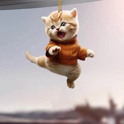Kung Fu Cat Ornament ( 1 PCs / 4 PCs ) - Montero Milan