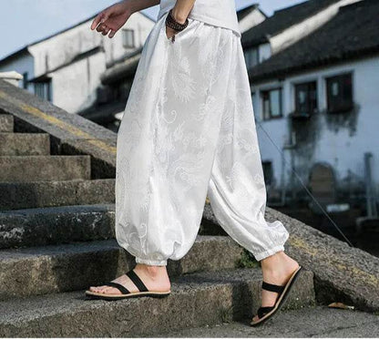 Samurai Style Wide-Leg Trousers - Montero Milan