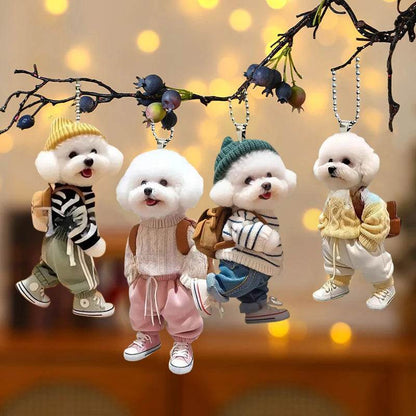 Adorable Puppy Hanging Ornament ( 1 PCs / 4 PCs) - Montero Milan