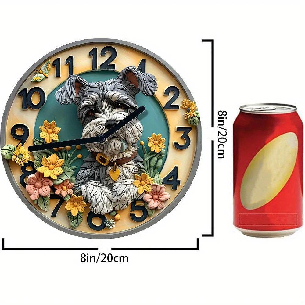 SchnauzerSilen t Wall Clock - Montero Milan