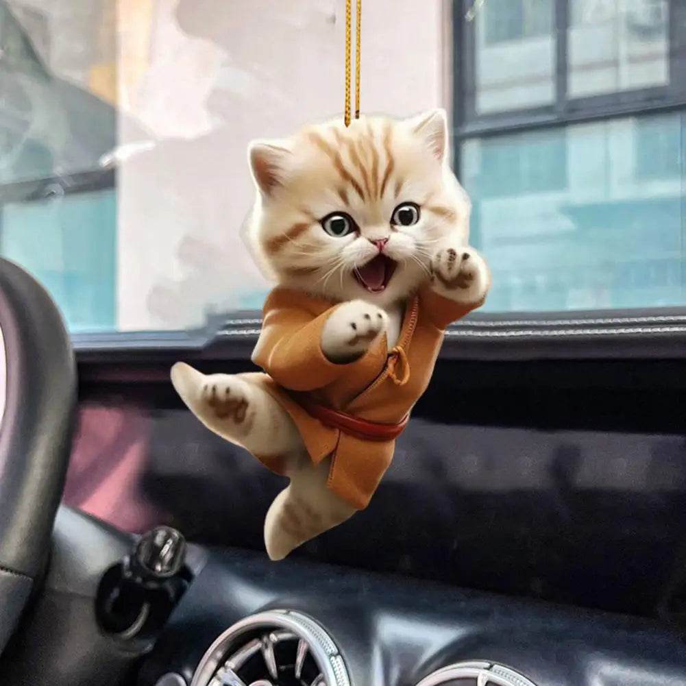 Kung Fu Cat Ornament ( 1 PCs / 4 PCs ) - Montero Milan