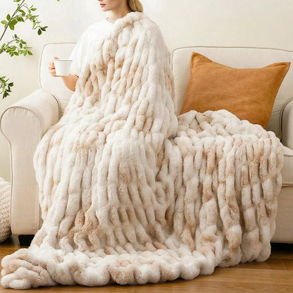 Luxury Faux Fur Throw Blanket