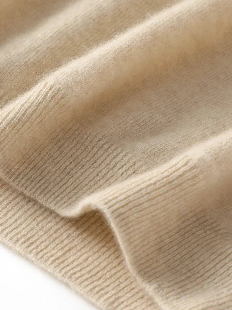 Women 100% Merino Wool Sleeveless Pullovers Turtleneck Sweater Waistcoat Wool Knitwear Spring Autumn Winter Fashion Vest Tops