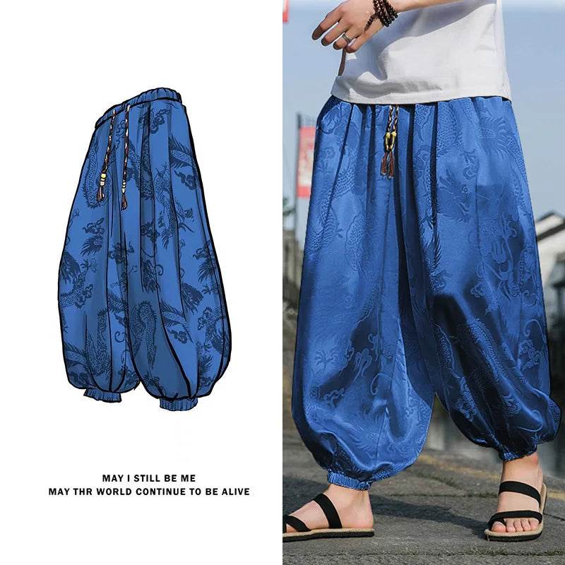 Samurai Style Wide-Leg Trousers - Montero Milan