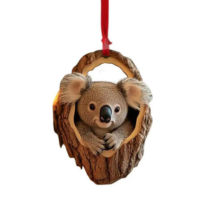 Cute Forest Animals Christmas Ornaments - Montero Milan