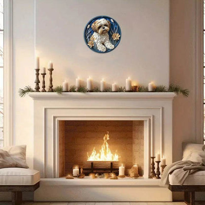 Pug Dog Flat 3D Ornament - Montero Milan