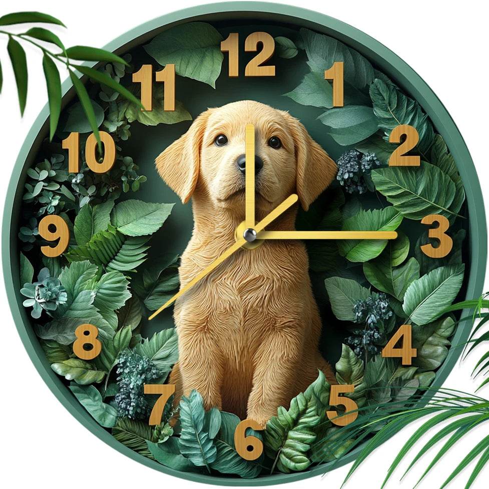 Labrador Retriever Silent Wall Clock - Montero Milan