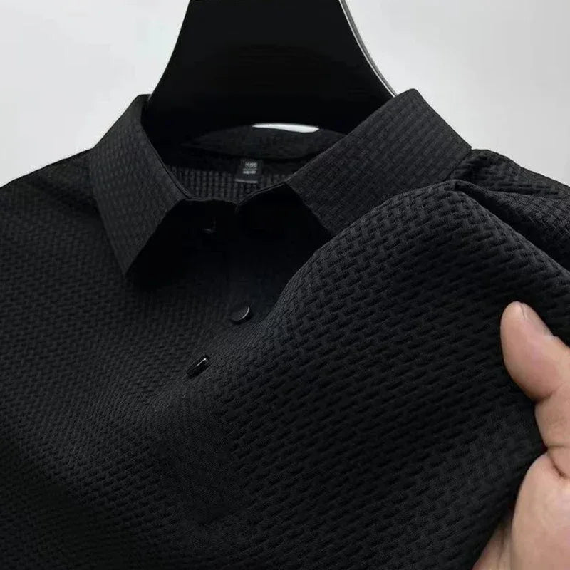 AirKnit Breathable Textured Polo Shirt