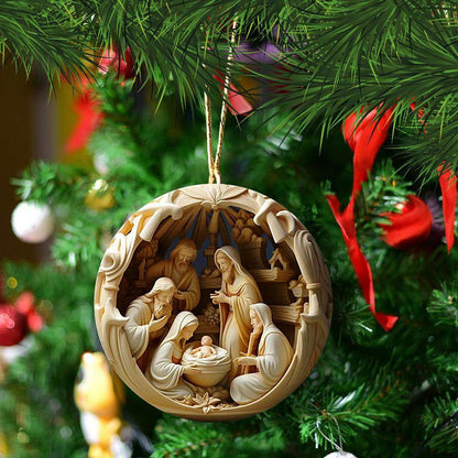 Classic Christmas Nativity Ornaments (1 / 6 / 12 PCs) - Montero Milan