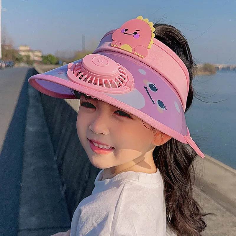 Kids Sun Visor Fan Hat - Montero Milan