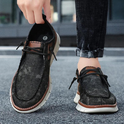 Men Casual Shoes Breathable Loafers Men Sneakers 2024 New Male Comfortable Flat Footwear Sneakers Men Canvas Shoes