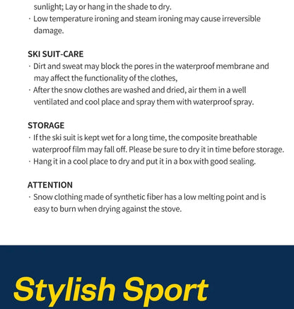 COPOZZ Ski Jacket Women Man Hooded Ski Wear Windproof Winter Overalls Hoodie Waterproof Outdoor Sports Clothing Snowboard