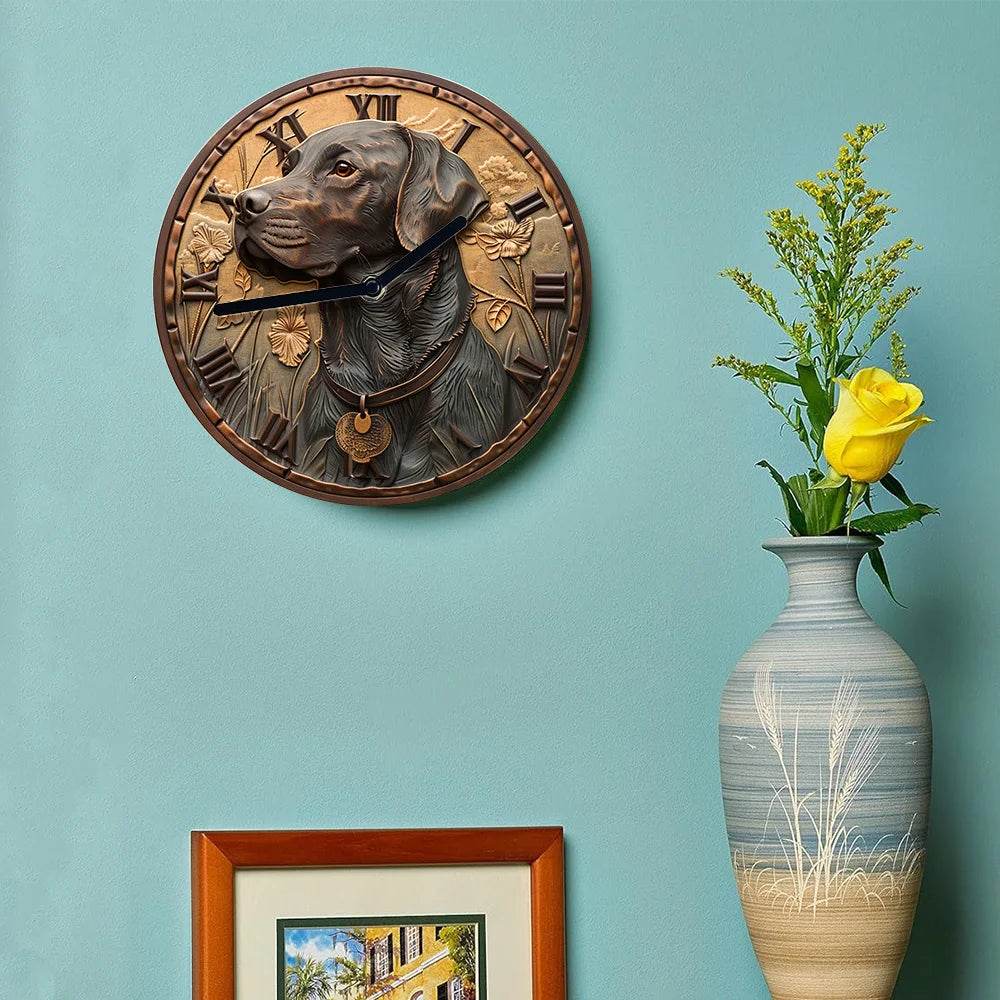 Labrador Retriever Silent Wall Clock - Montero Milan
