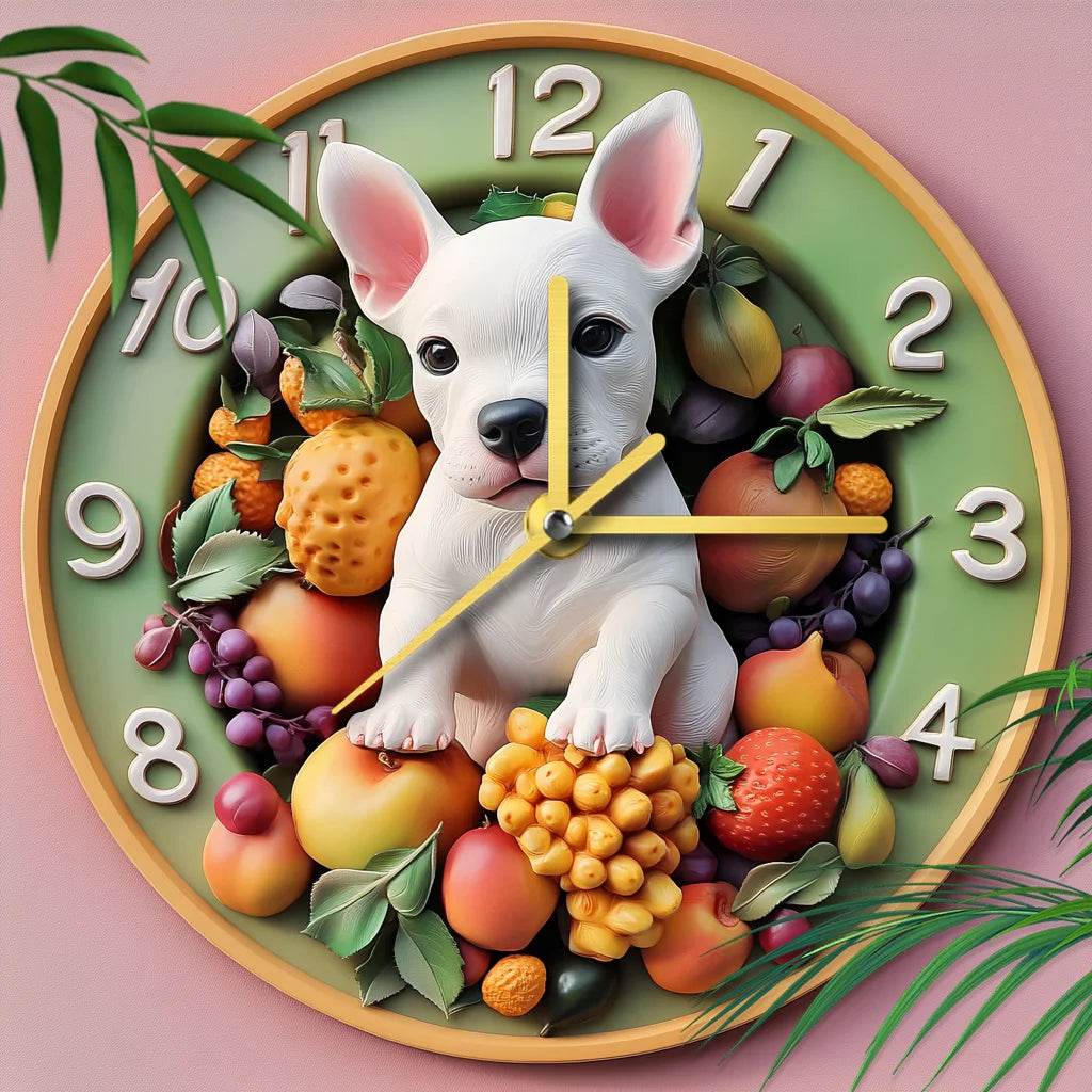 Bullmastiff Silent Wall Clock - Montero Milan