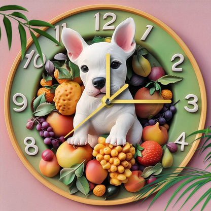 Bullmastiff Silent Wall Clock - Montero Milan