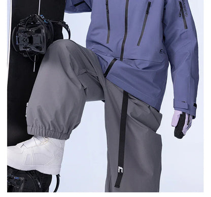 COPOZZ Ski Jacket Women Man Hooded Ski Wear Windproof Winter Overalls Hoodie Waterproof Outdoor Sports Clothing Snowboard