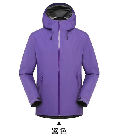 ARC BETA Embroidery Logo Rain Jacket Sports Ski Camping Outdoor Mountain Climbing Windproof Waterproof Three Layer Unisex Coat