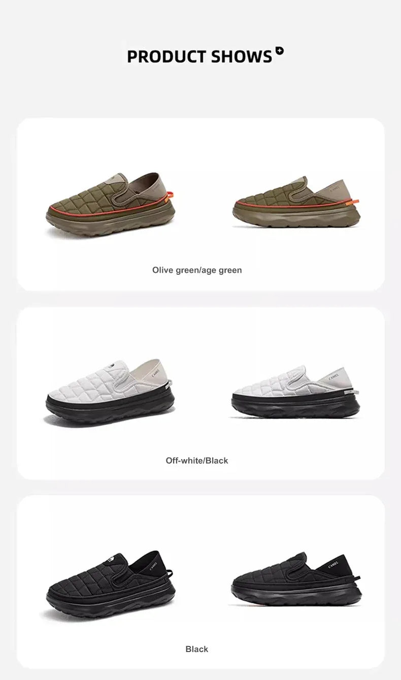 GOLDEN CAMEL Outdoor Hiking Shoes Waterproof Women Shoes Non-slip Lightweight Plus Velvet Casual Shoes for Men 2024 Winter New