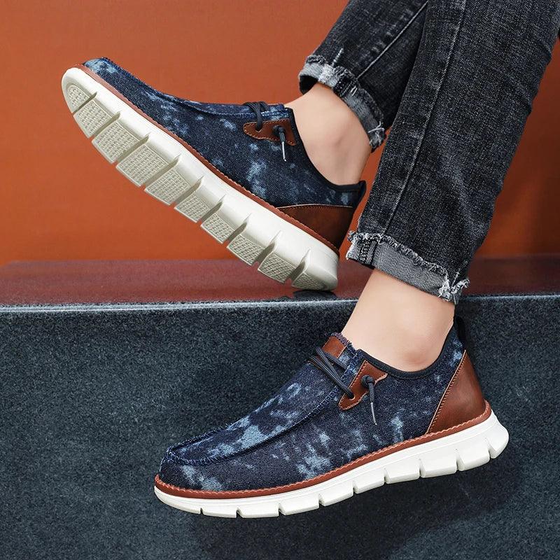 Men Casual Shoes Breathable Loafers Men Sneakers 2024 New Male Comfortable Flat Footwear Sneakers Men Canvas Shoes