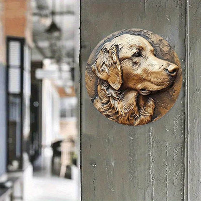 Golden Retriever Flat 3D Ornament - Montero Milan