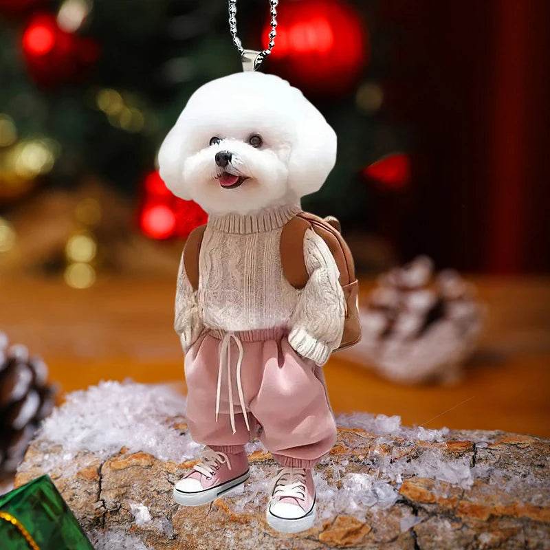 Adorable Puppy Hanging Ornament ( 1 PCs / 4 PCs) - Montero Milan