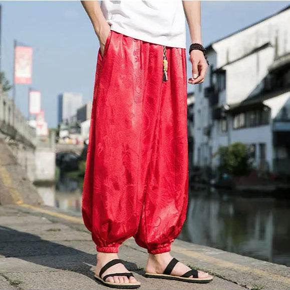 Samurai Style Wide-Leg Trousers - Montero Milan