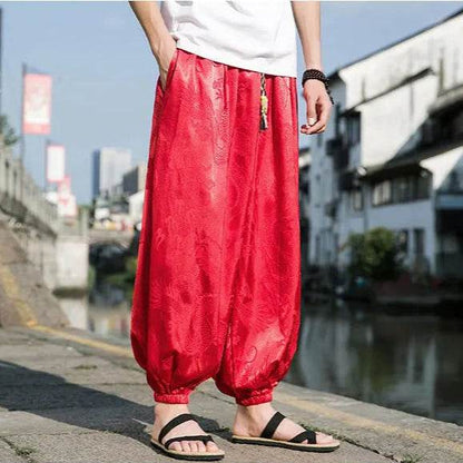 Samurai Style Wide-Leg Trousers - Montero Milan