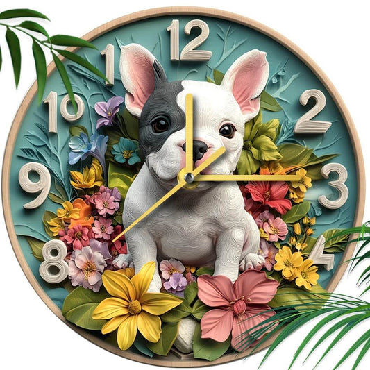 Bulldog Silent Wall Clock - Montero Milan