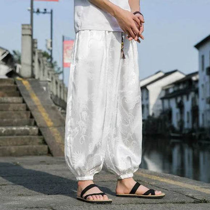 Samurai Style Wide-Leg Trousers - Montero Milan