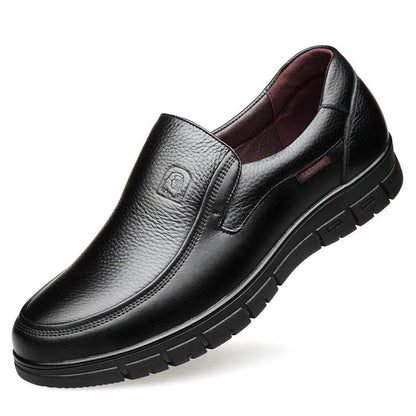 Genuine Leather Casual Shoes For Men Flat Platform Walking Shoes Outdoor Footwear Loafers Breathable Sneakers Handmade Shoes - Montero Milan