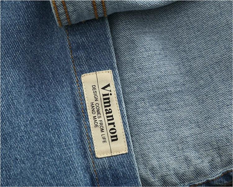 American Casual Men's Long Sve Denim irt Pure Cotton Heavyweight Waed Vintage Workwear Layering irt Jaet