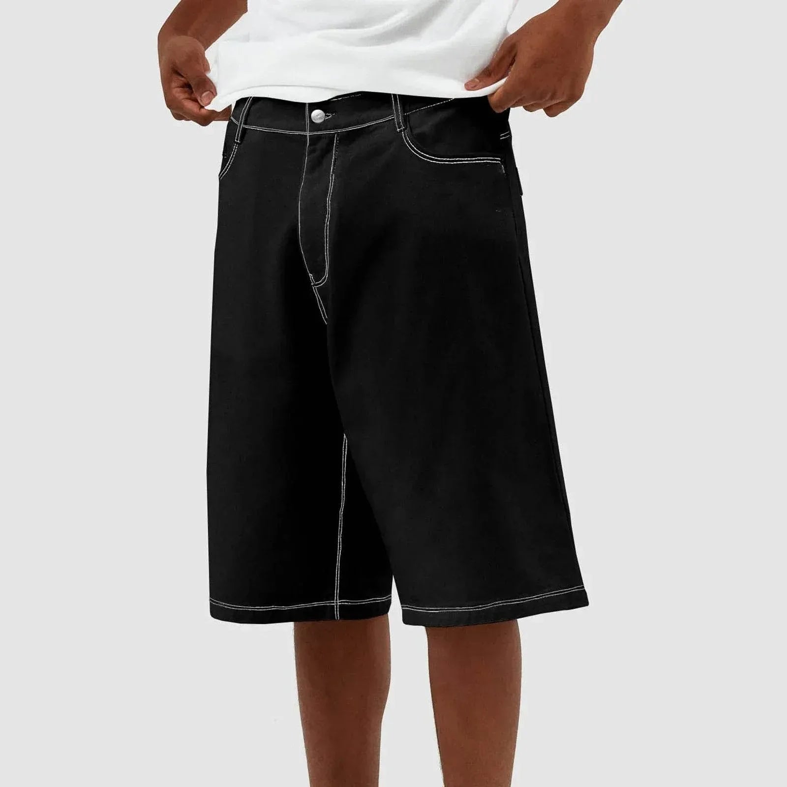 Baggy Vintage Wash Jorts - Montero Milan