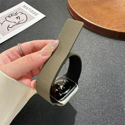 Magnetic Leather Apple Watch Band
