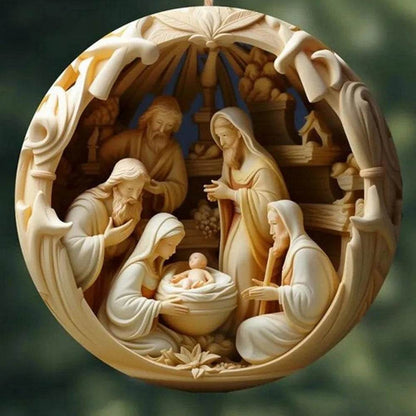 Classic Christmas Nativity Ornaments (1 / 6 / 12 PCs) - Montero Milan