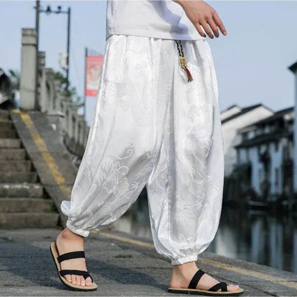 Samurai Style Wide-Leg Trousers - Montero Milan