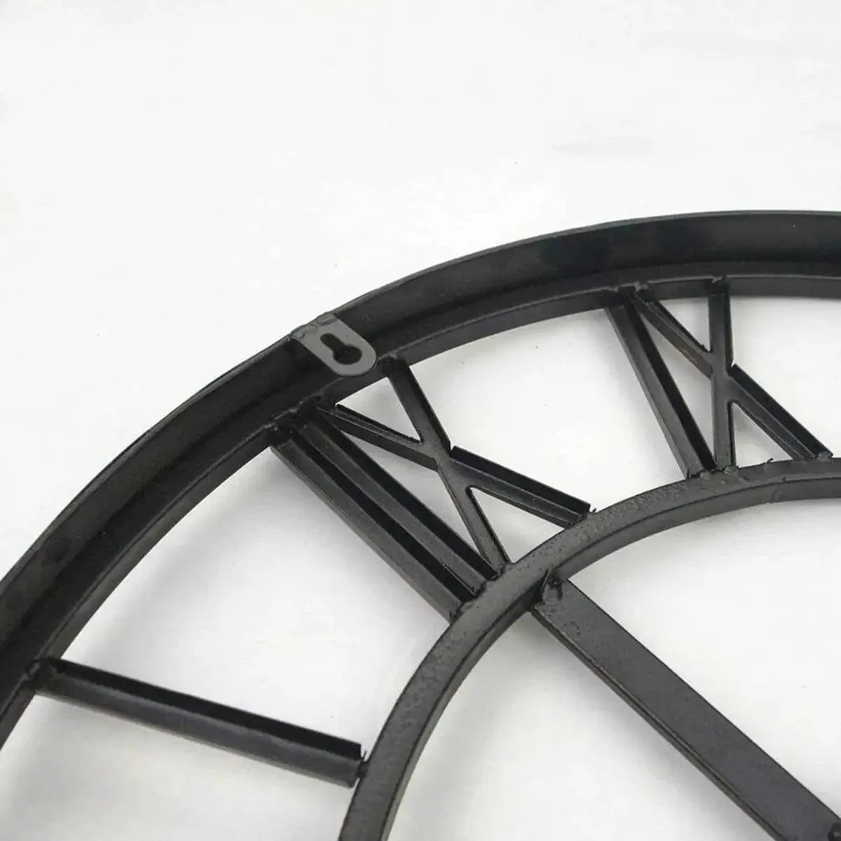 Classic Roman Numeral Metal Wall Clock - Montero Milan