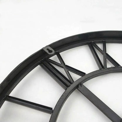 Classic Roman Numeral Metal Wall Clock - Montero Milan