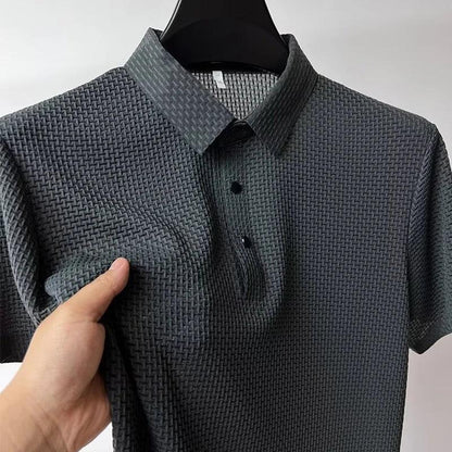 AirKnit Breathable Textured Polo Shirt