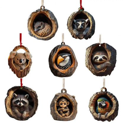 Cute Forest Animals Christmas Ornaments - Montero Milan