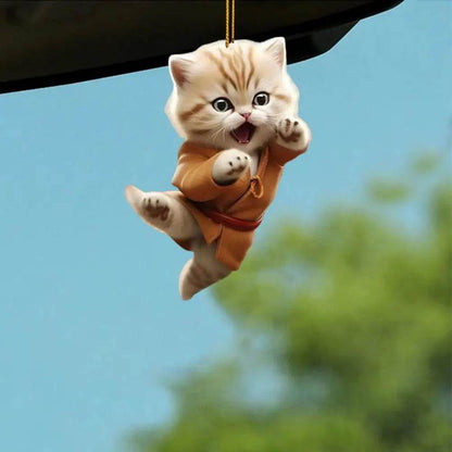 Kung Fu Cat Ornament ( 1 PCs / 4 PCs ) - Montero Milan