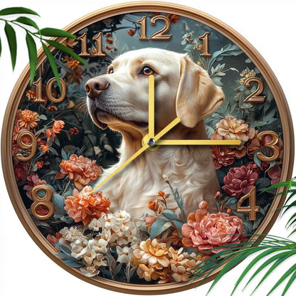 Labrador Retriever Silent Wall Clock - Montero Milan