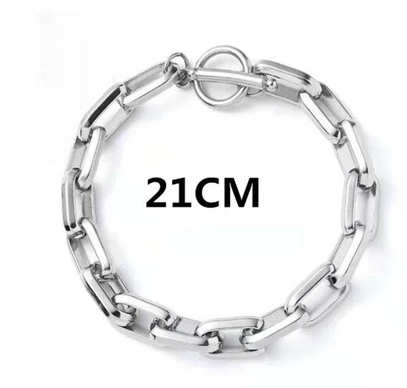 Titanium Steel Chain-Link Bracelet - Montero Milan