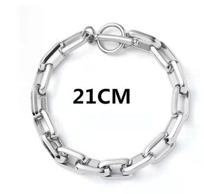 Titanium Steel Chain-Link Bracelet - Montero Milan