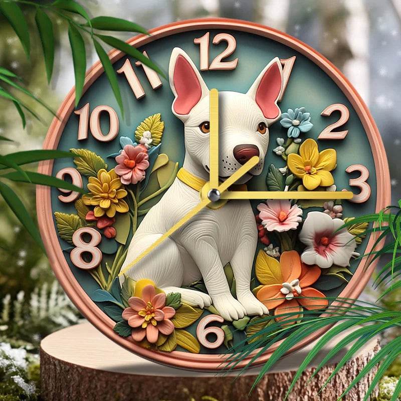 Bullmastiff Silent Wall Clock - Montero Milan