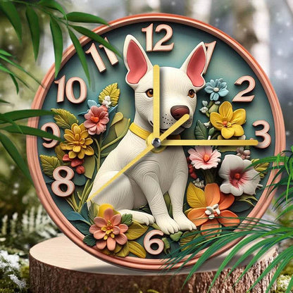Bullmastiff Silent Wall Clock - Montero Milan
