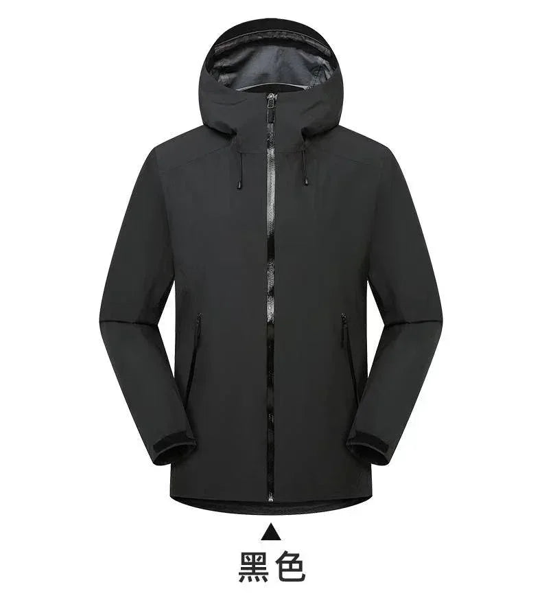 ARC BETA Embroidery Logo Rain Jacket Sports Ski Camping Outdoor Mountain Climbing Windproof Waterproof Three Layer Unisex Coat