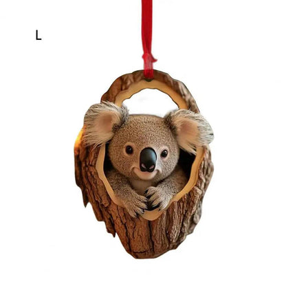 Cute Forest Animals Christmas Ornaments - Montero Milan