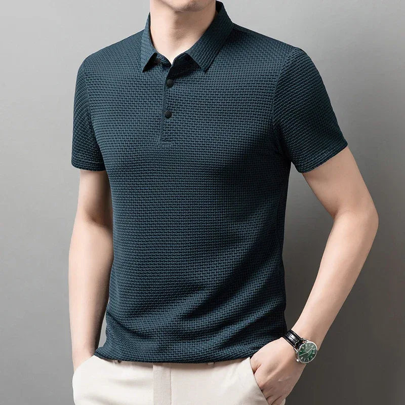 AirKnit Breathable Textured Polo Shirt